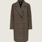 ONLY - Lulu Checked Long Coat - 