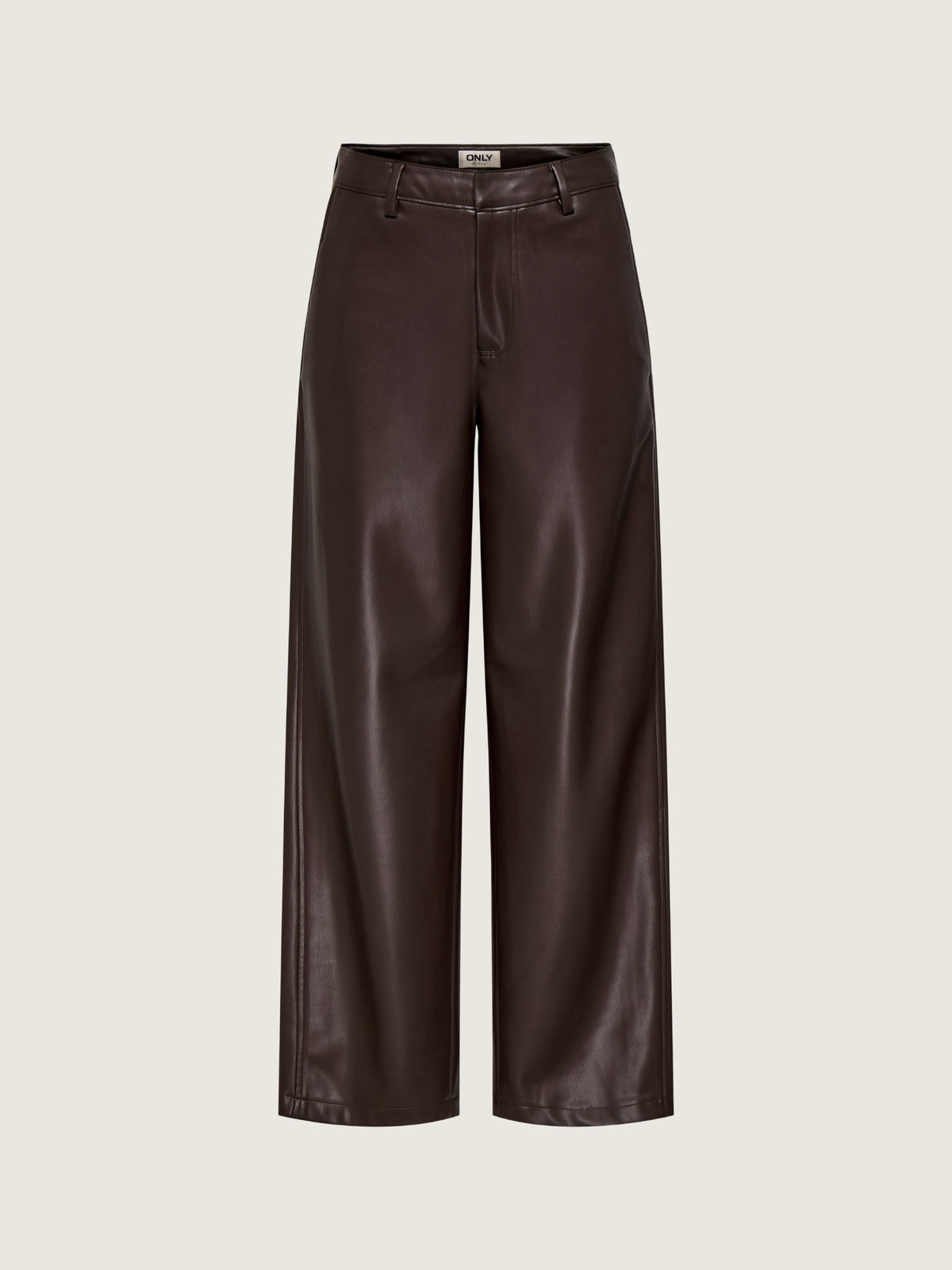 ONLY - Neli Faux Leather Barrel Pants - 