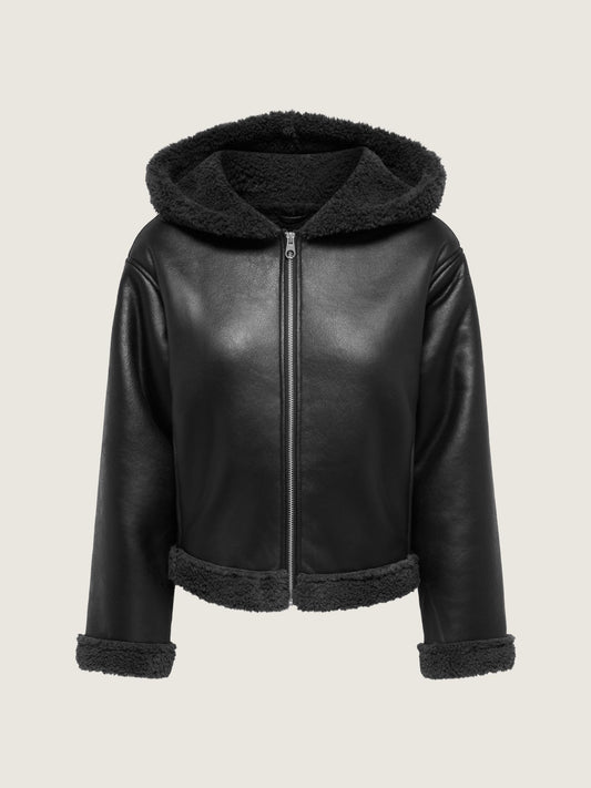ONLY - Sila Bonded Hooded Jacket - 