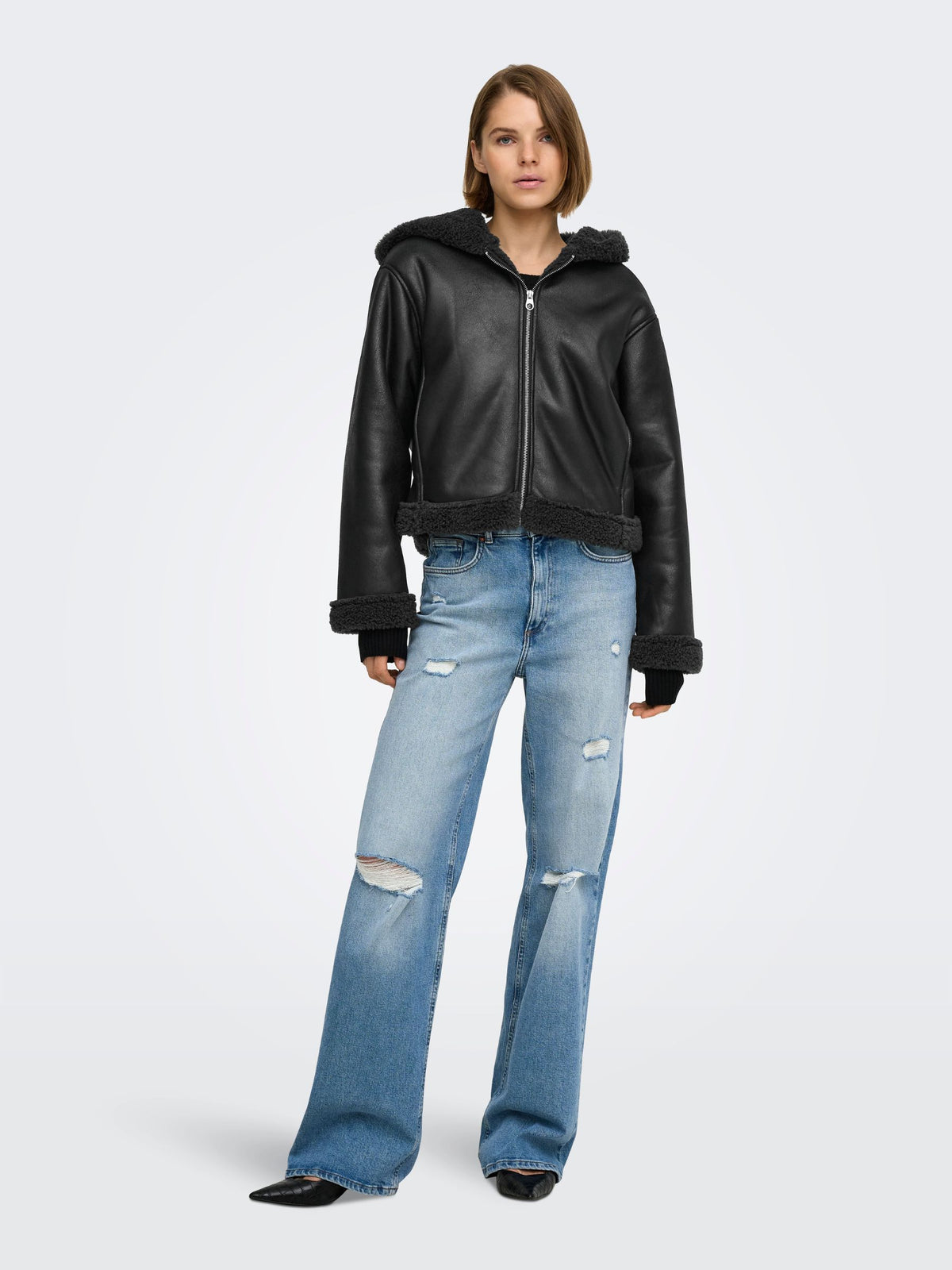 ONLY - Sila Bonded Hooded Jacket - 