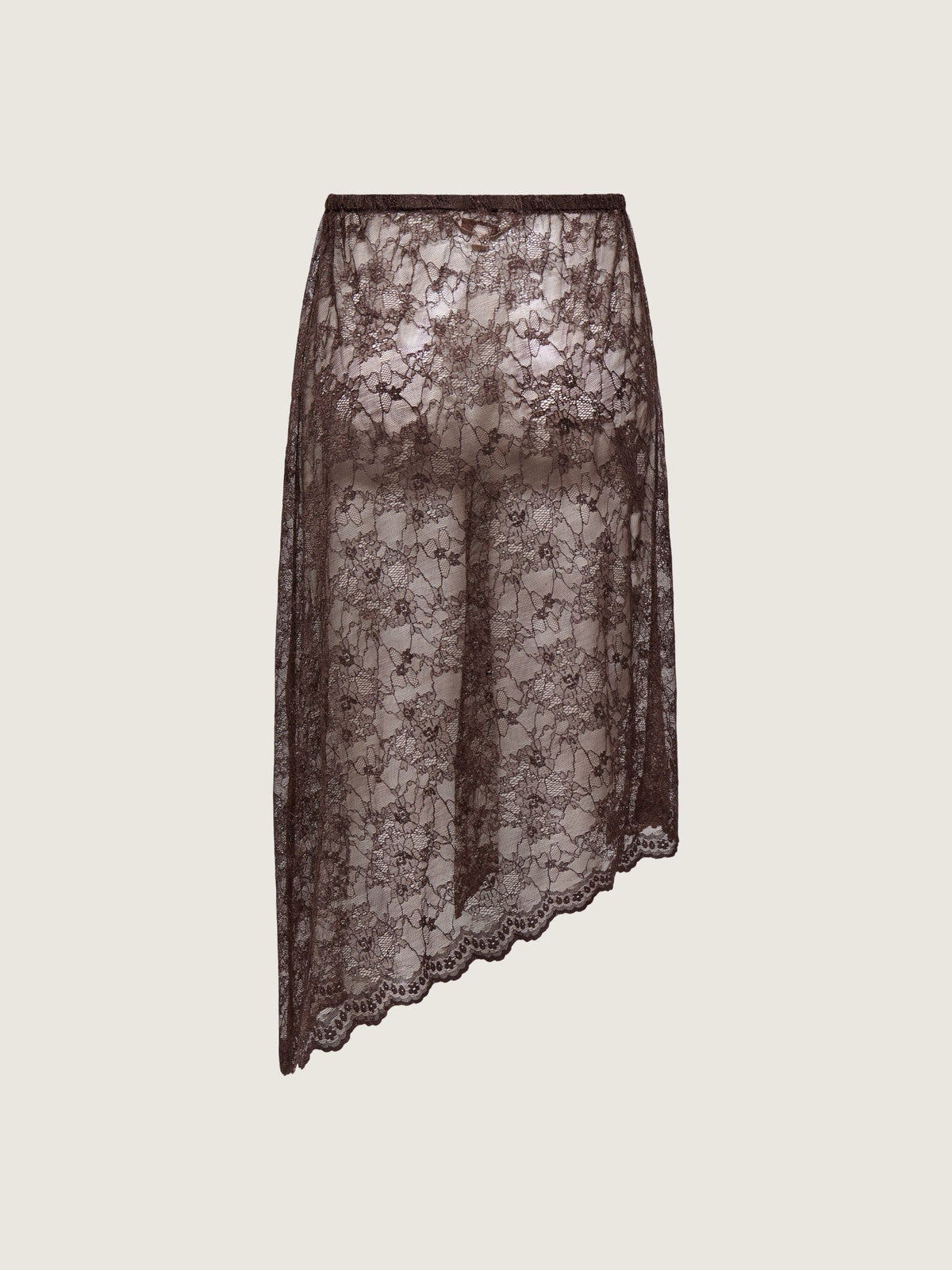ONLY - Soba Lace Asymmetric Skirt - 