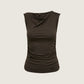 ONLY - Vanja Off Shoulder Shell Top - Coffee Bean