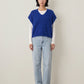 PIECES - V-neck Sweater Vest - 