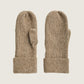 PIECES - Moella Mittens - Greige Melange