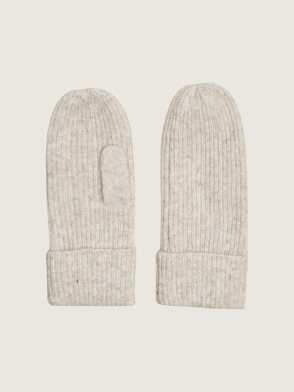 PIECES - Moella Mittens - Whitecap Grey Melange