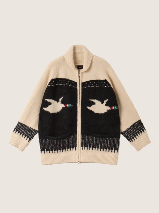 RD STYLE - Taji Shawl Neck Cardigan - 