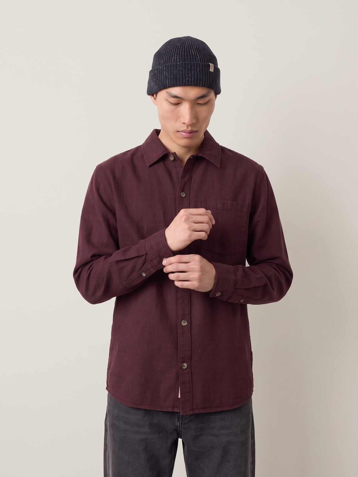 REVOLUTION - Casual Organic Cotton Shirt - 