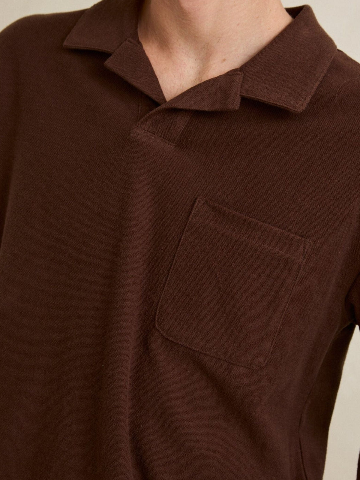 RHYTHM - Vintage Terry Longsleeve Polo - 