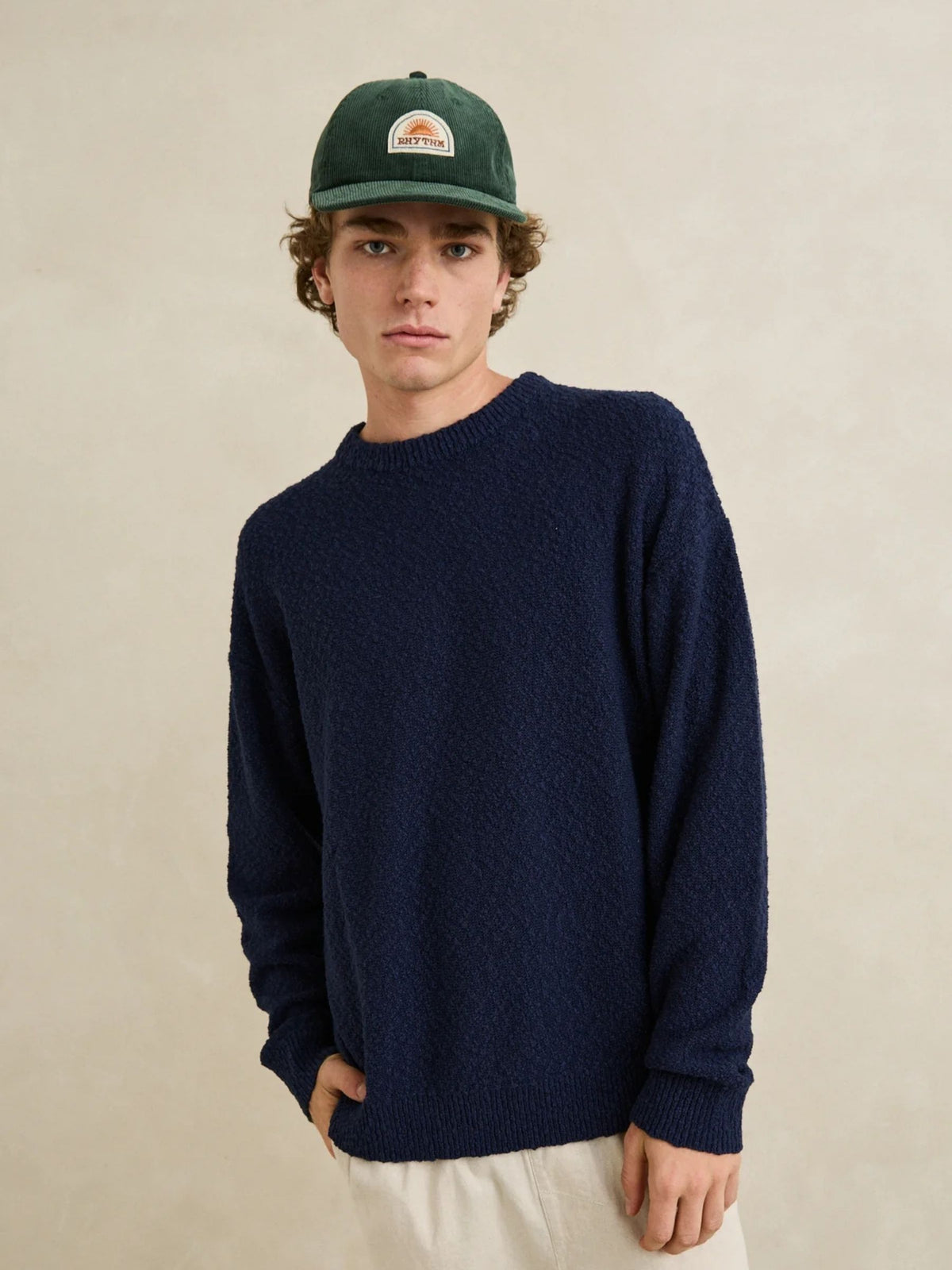 RHYTHM - Worn Path Knit Sweater - 