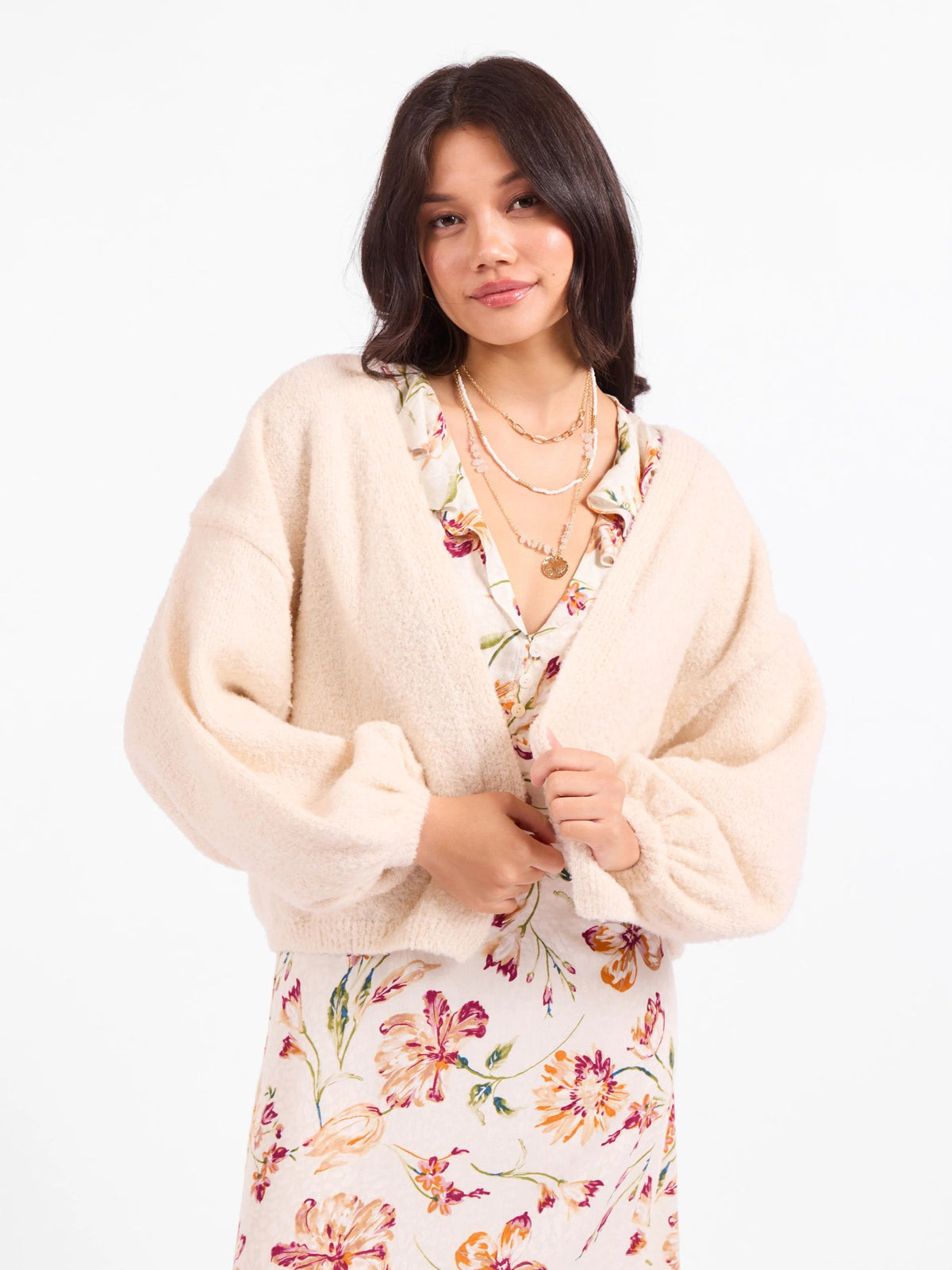 SADIE & SAGE - Marley Dolman Sleeve Cardigan - 