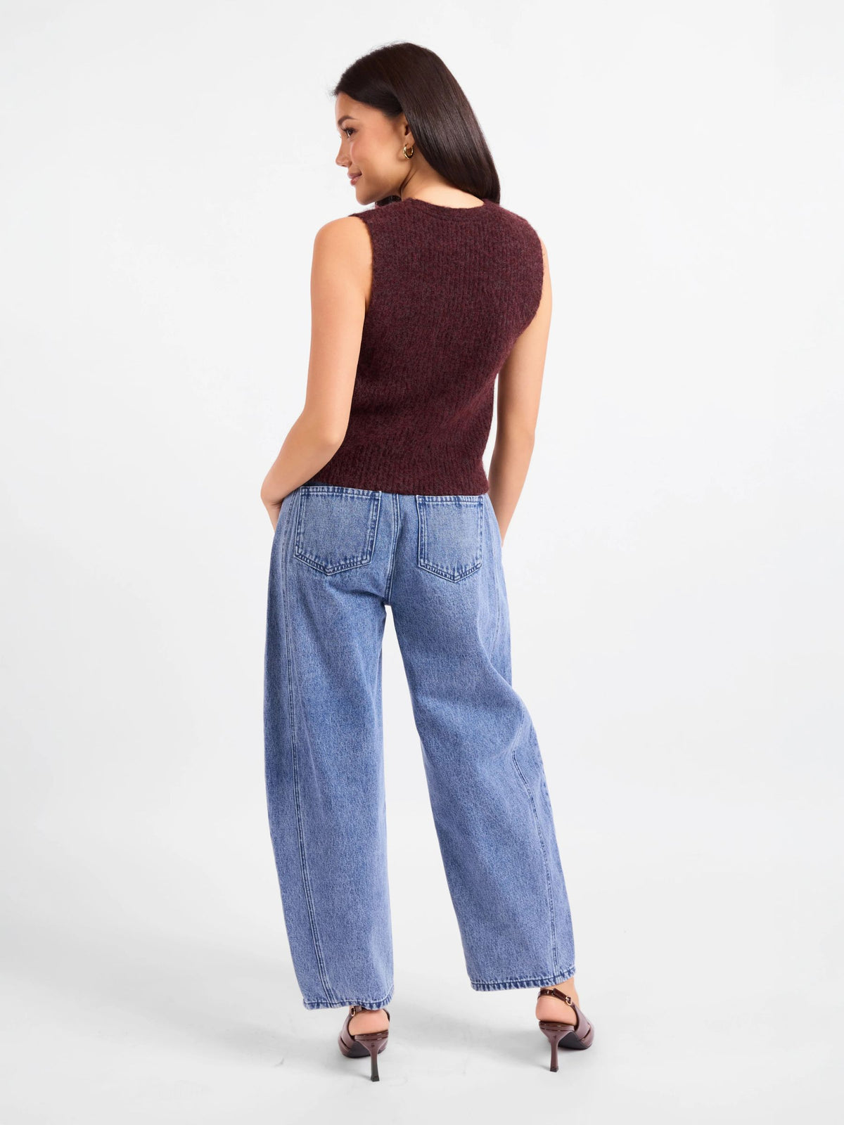 SADIE & SAGE - Warm Cider Sweater Vest - 