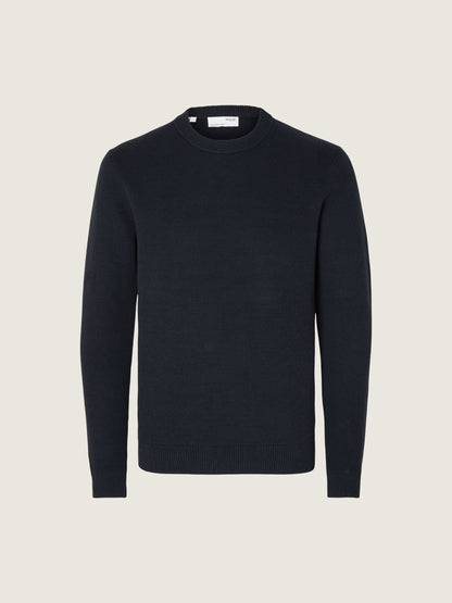SELECTED - Dane Crewneck Sweater - Sky Captain