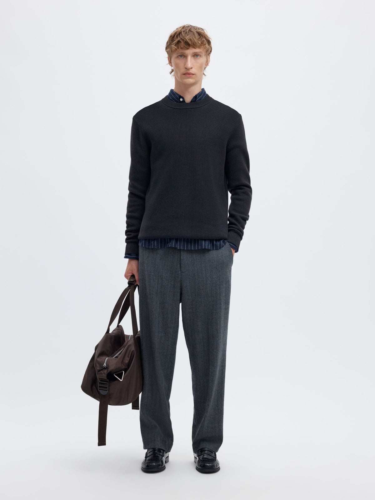 SELECTED - Dane Crewneck Sweater - 