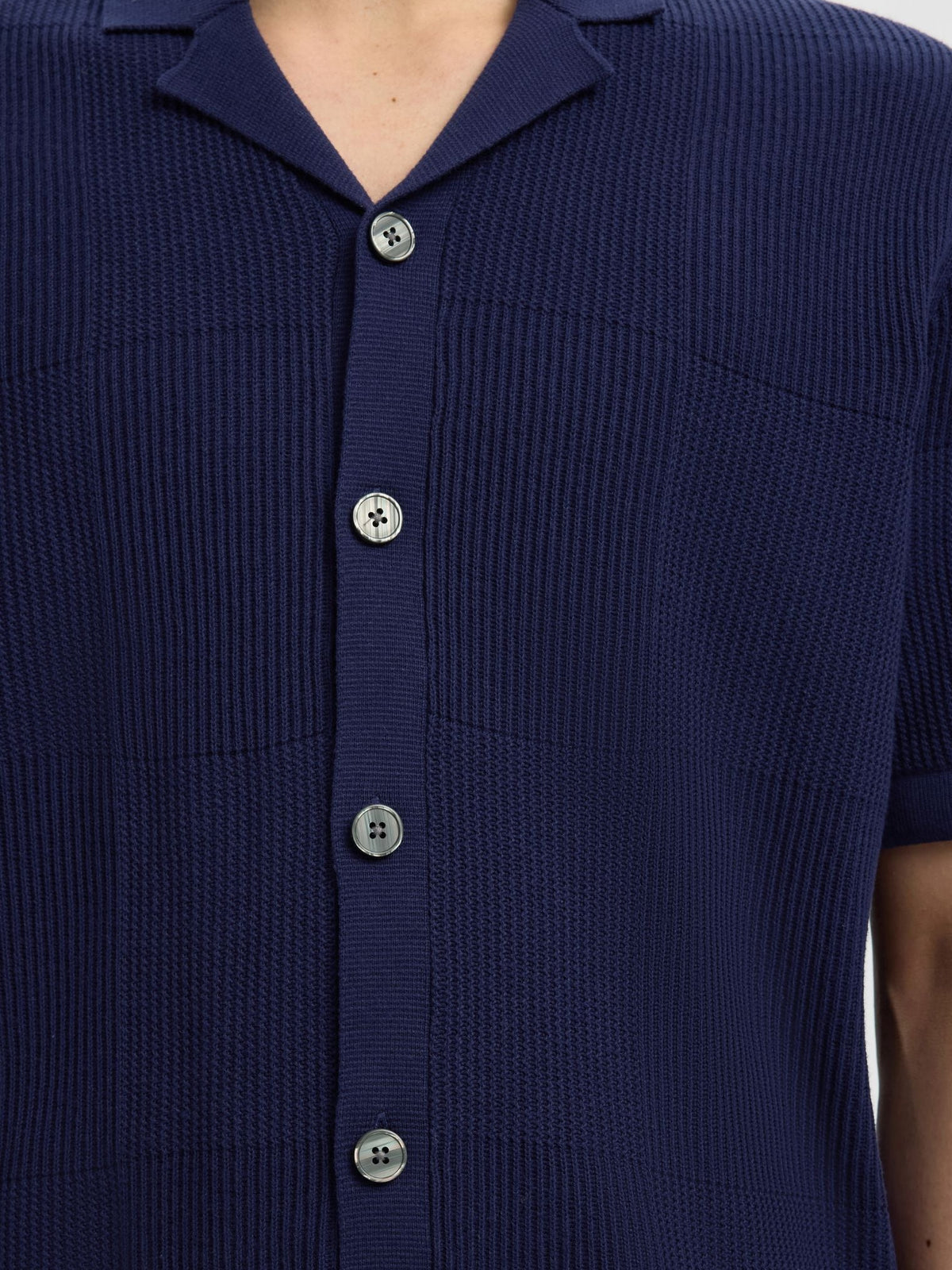 SELECTED - Hace Shortsleeve Cardigan - 