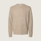 SELECTED - Neil Neps Crewneck Sweater - Oatmeal