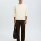 SELECTED - Taj Heavyweight Longsleeve Crewneck T-Shirt - 