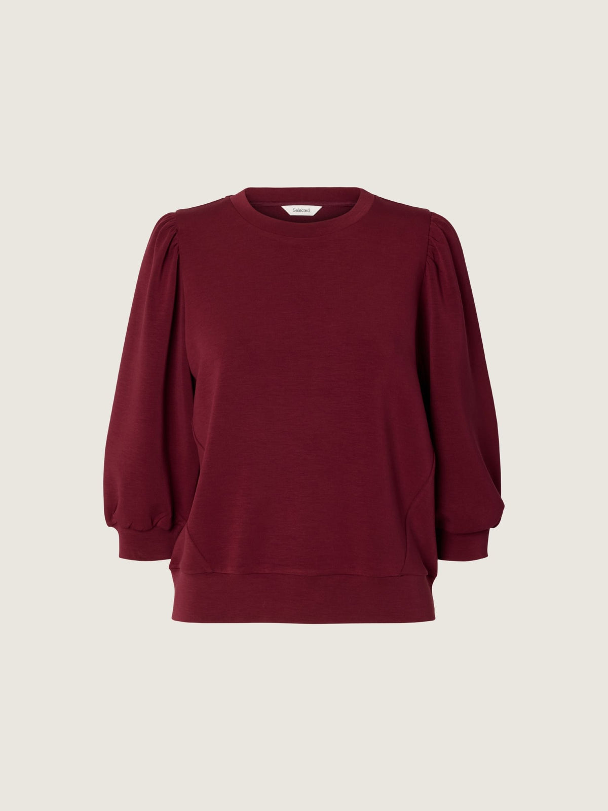 SELECTED - Tenny Tencel Top - Tawny Port
