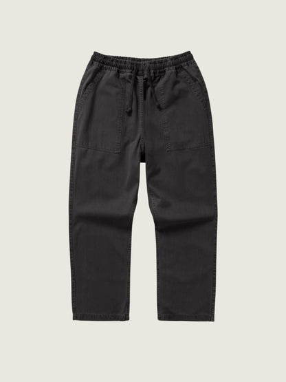 SERVICE WORKS - Pigment Herringbone Chef Pants - Black