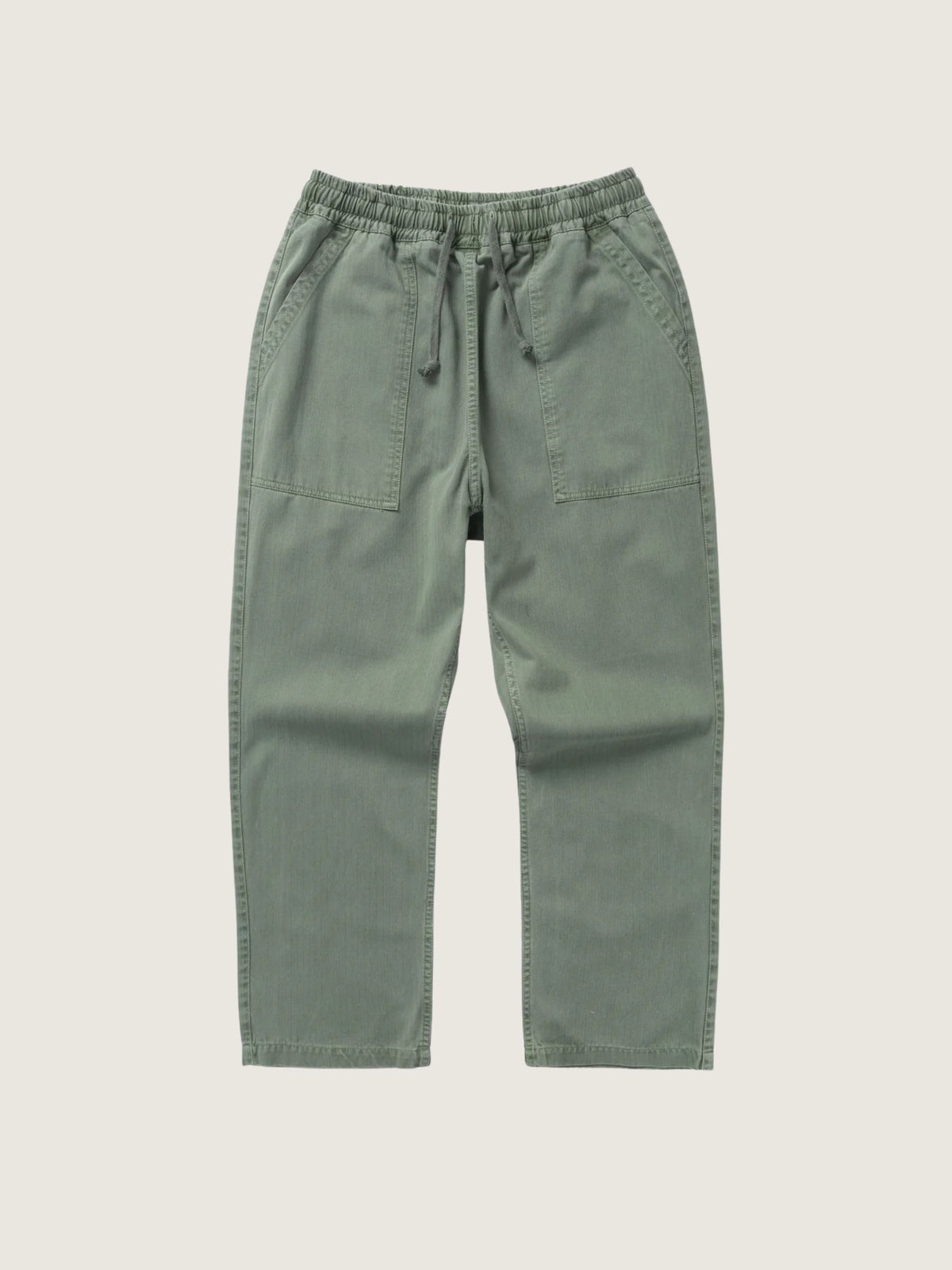 SERVICE WORKS - Pigment Herringbone Chef Pants - Olive