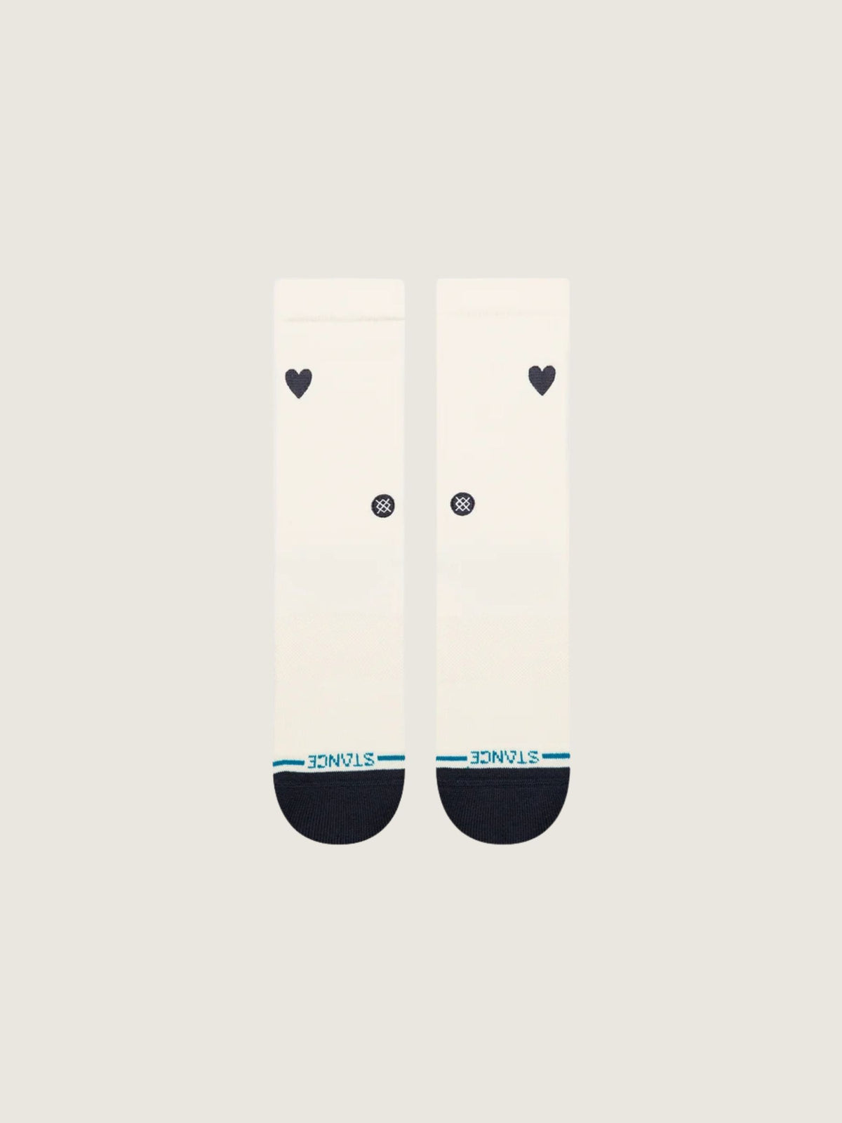 STANCE - Women's Heart Crew Socks - 