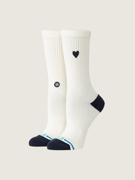 STANCE - Women's Heart Crew Socks - 
