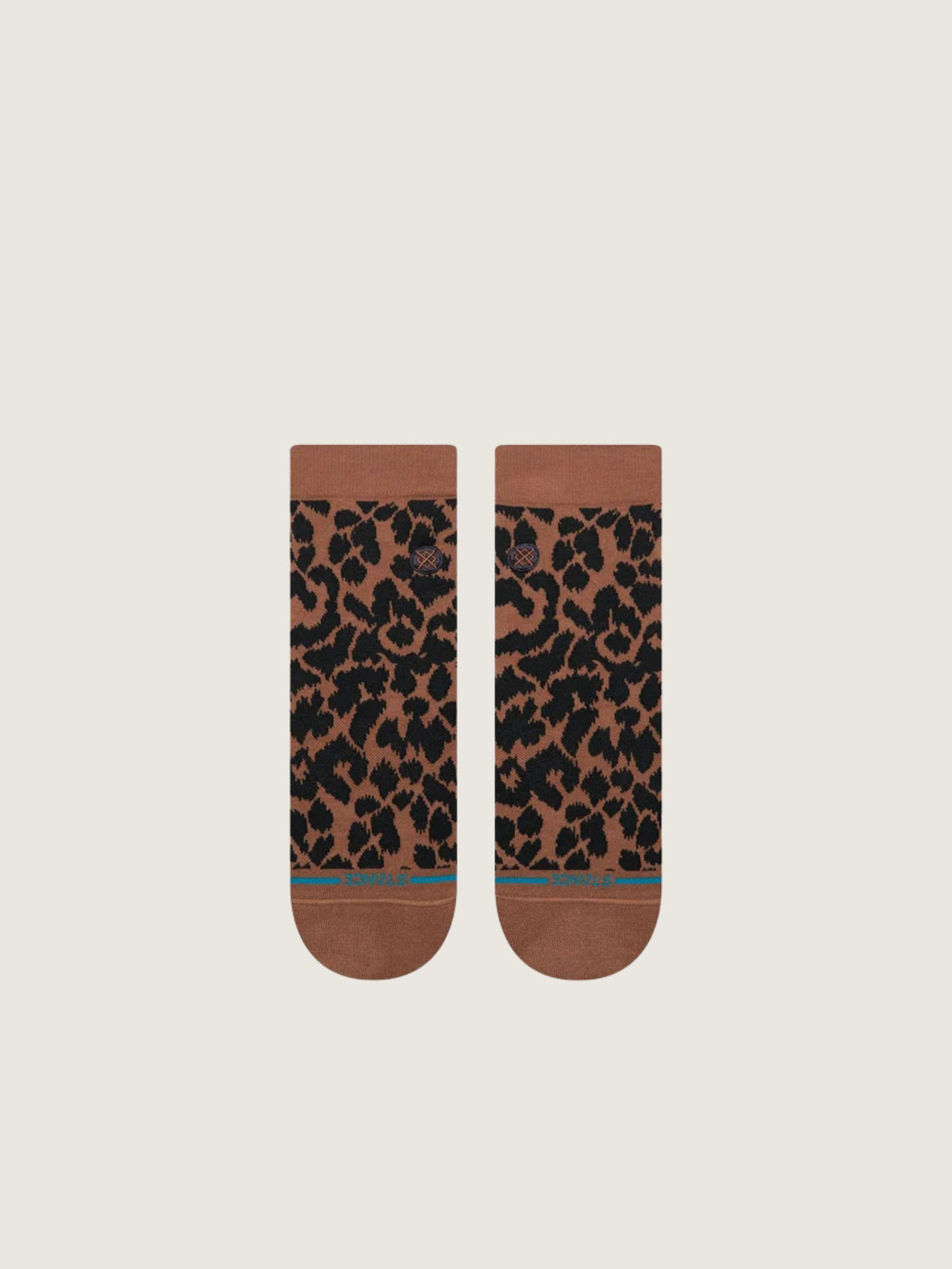 STANCE - Women's Leopard Lowrider Quarter Socks - 