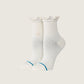 STANCE - Women's Ruffle Icon Quarter Socks - Ivory