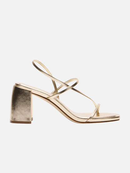 STEVE MADDEN - Diora Block Heel Sandal - Gold