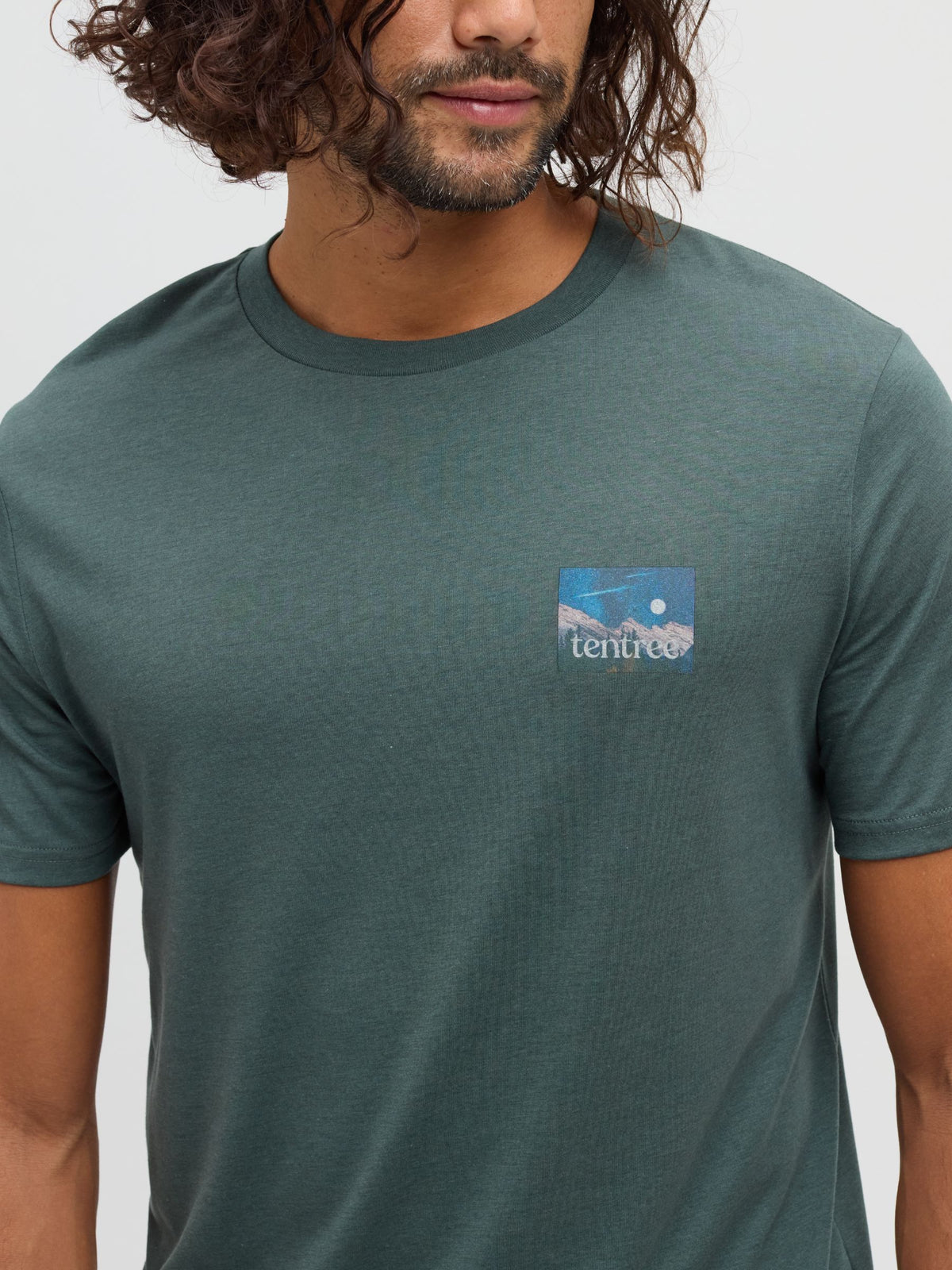 TENTREE - Parks Midnight Mountain T-Shirt - 
