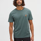 TENTREE - Sasquatch Football T-Shirt - Pine Green Heather