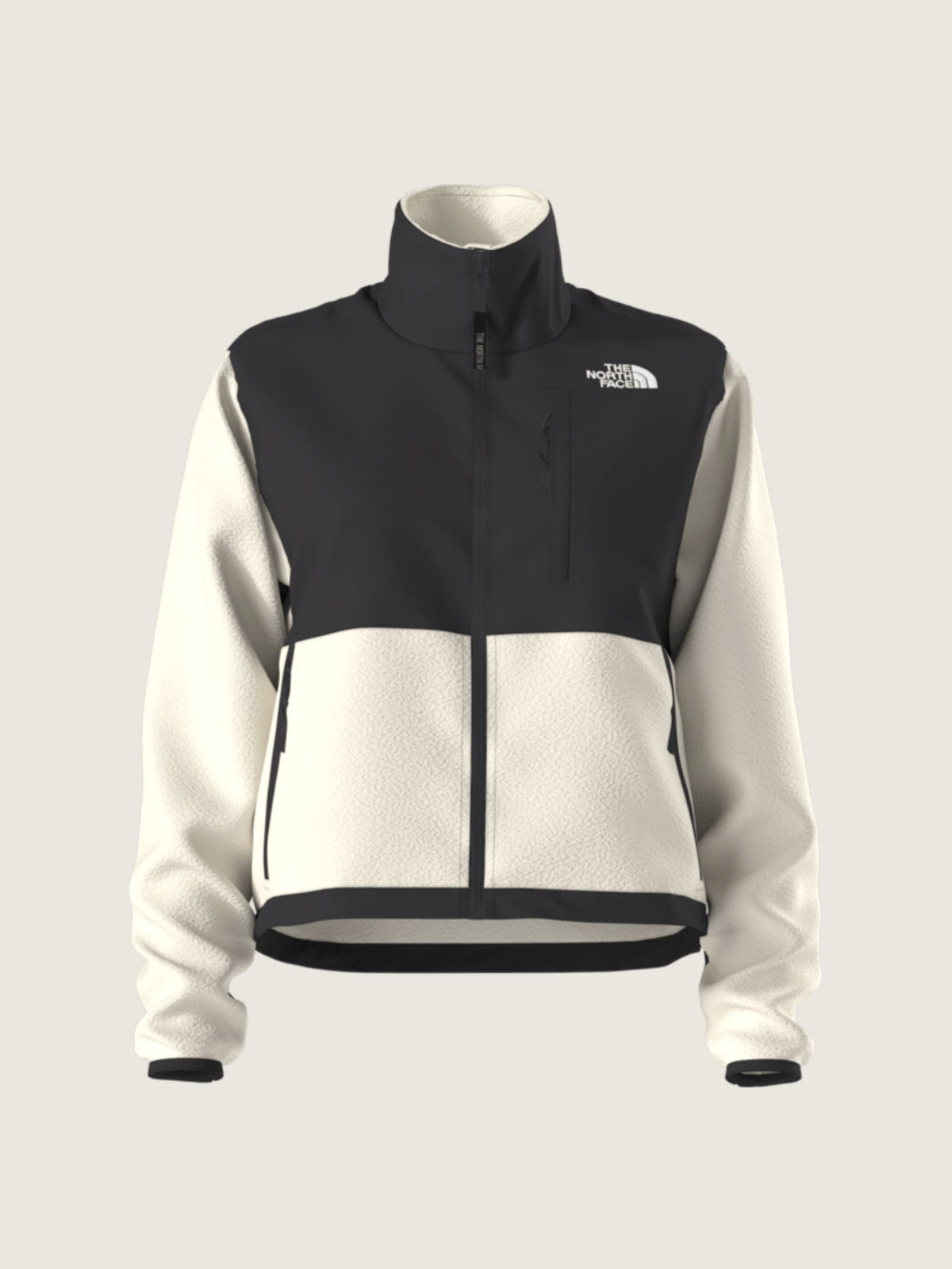 THE NORTH FACE - Women's Retro Denali Jacket - White Dune / TNF Black