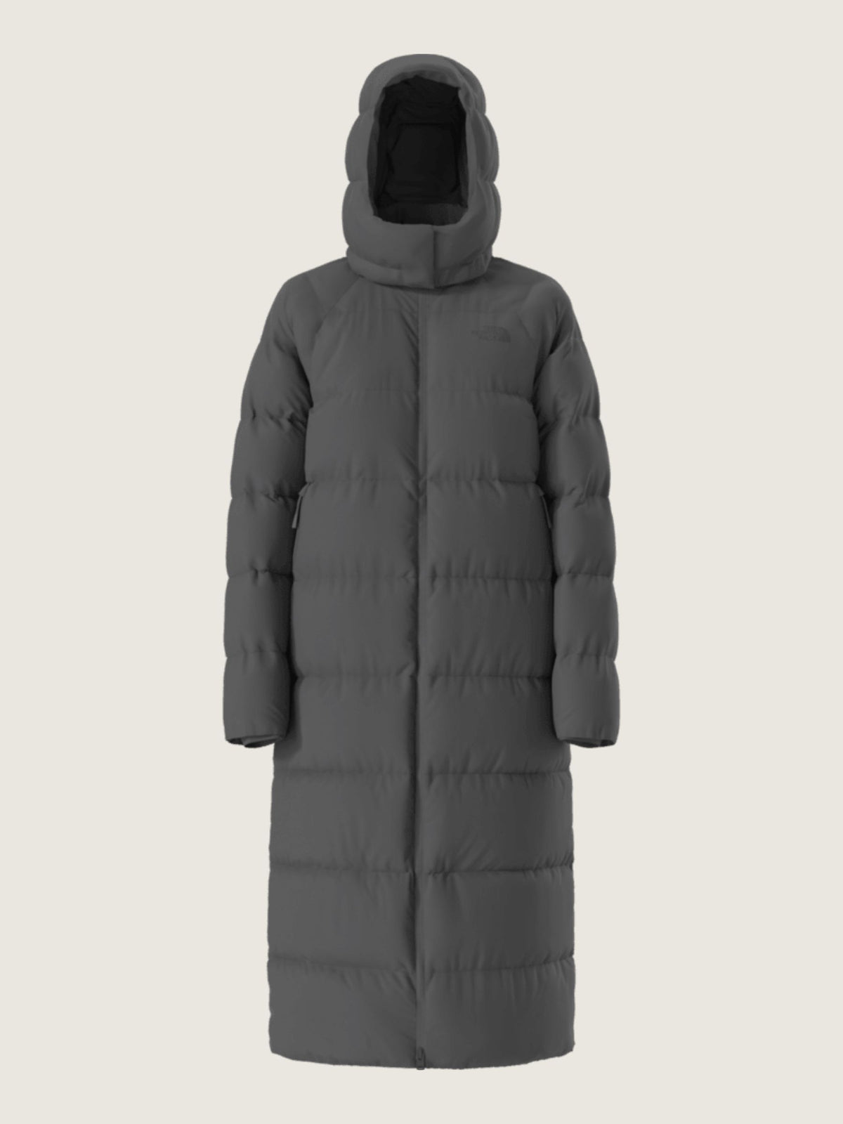 THE NORTH FACE - Women's Hydrenalite City Long Down Hooded Parka - Anthracite Grey