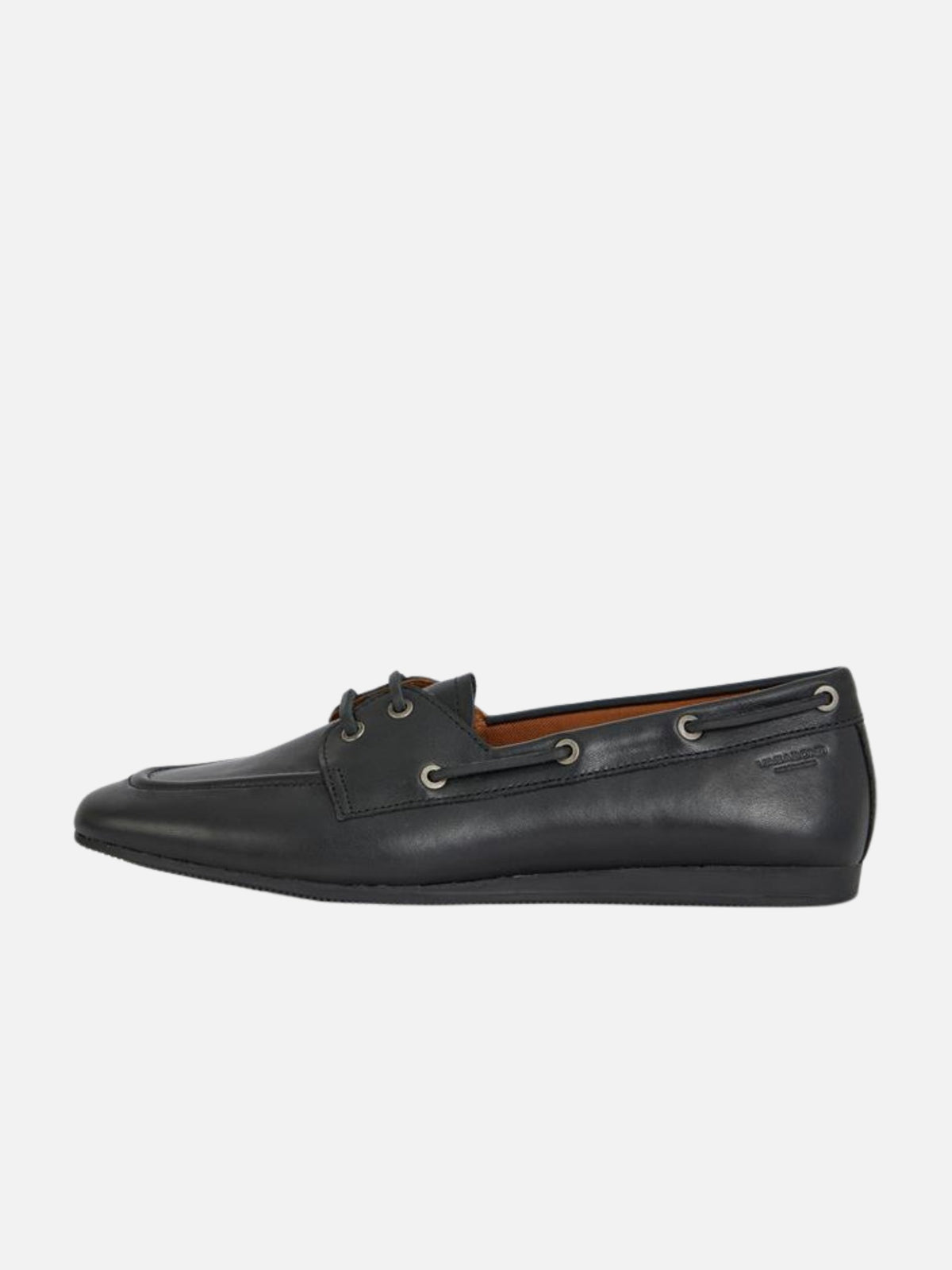 VAGABOND - Hillary Leather Boat Shoe - Black