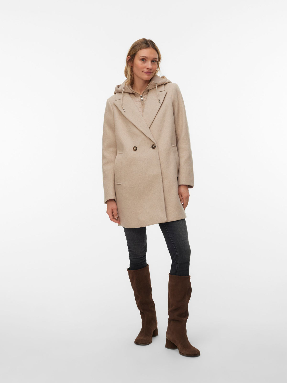 VERO MODA - Grace Double Breasted Coat - 