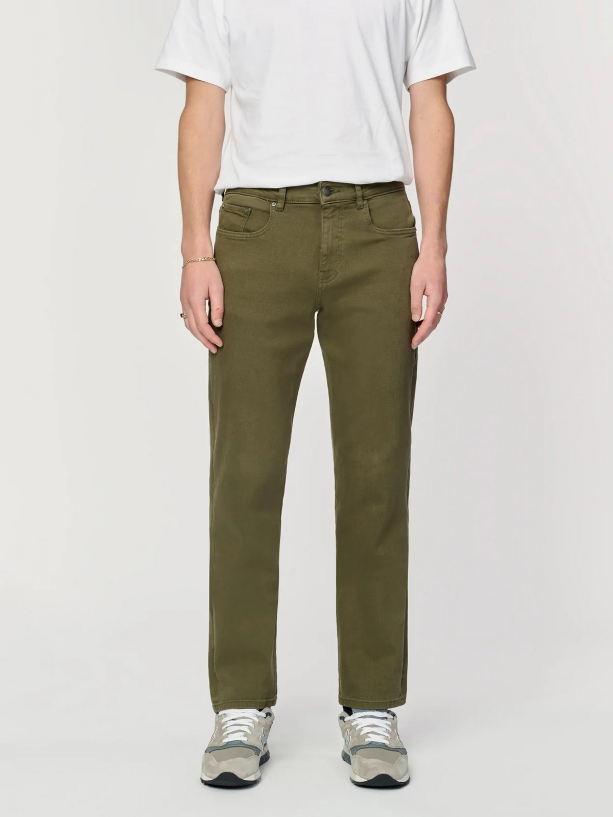 WARP & WEFT - ORD Straight Jeans - Moss Green - 